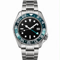 Pergor Navex Light Blue Steel – automatic watch, stainless steel case and bracelet