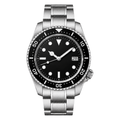 Pergor Montier Diver Steel – automatic watch, stainless steel case and bracelet