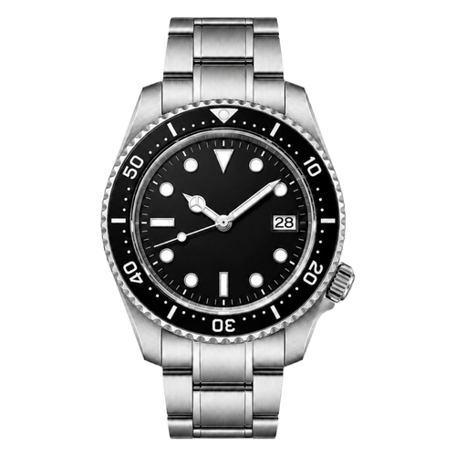 Pergor Montier Diver Steel – automatic watch, stainless steel case and bracelet