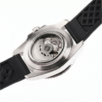 Pergor Veyra Black Rubber – automatic watch, stainless steel case and bracelet