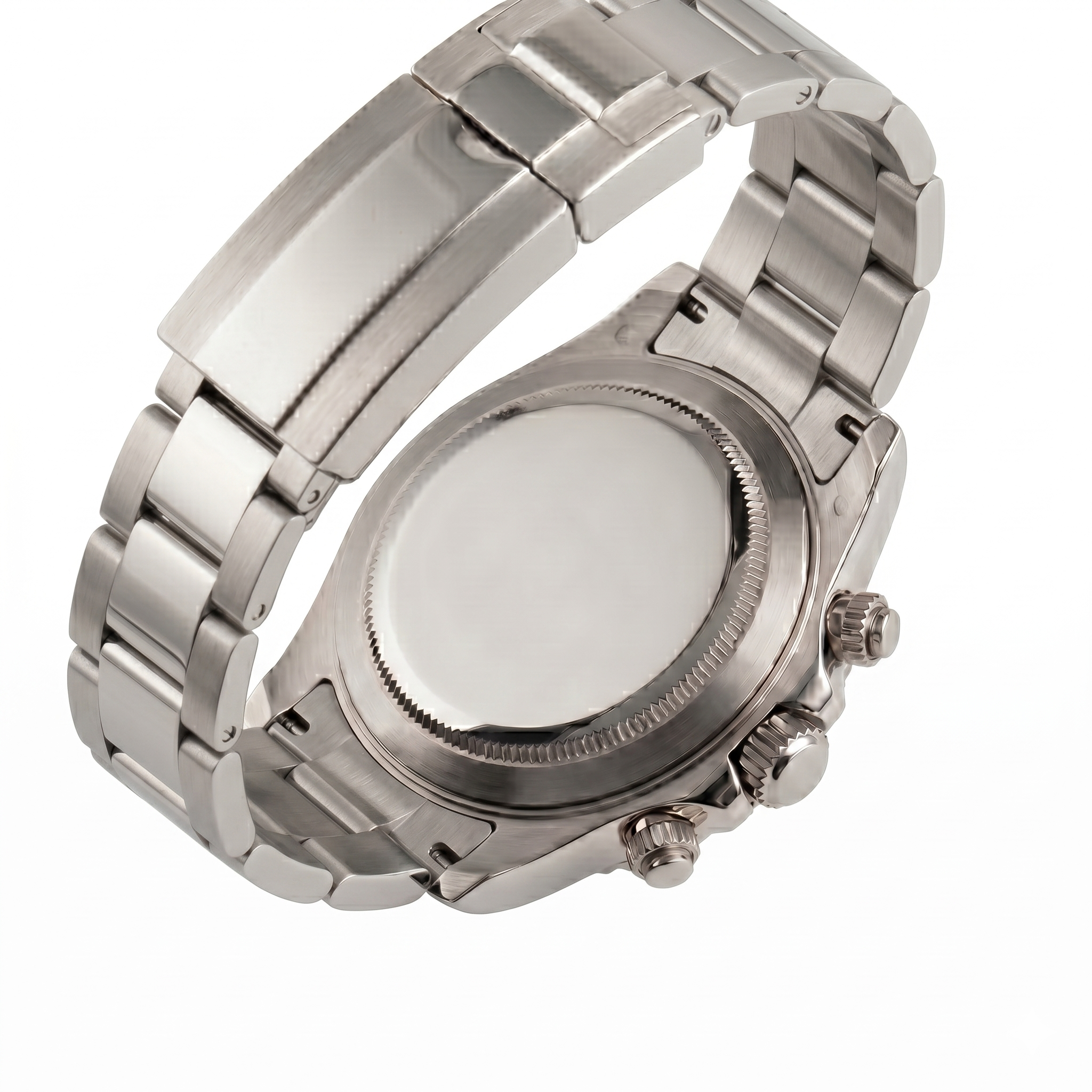 Pergor Torvex White Steel – automatic watch, stainless steel case and bracelet