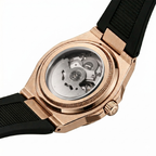 Pergor Valtor Rose Champagne Rubber – automatic watch, stainless steel case and bracelet