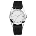 Pergor Veyra White Rubber – automatic watch, stainless steel case and bracelet
