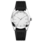Pergor Veyra White Rubber – automatic watch, stainless steel case and bracelet