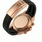 Pergor Torvex Black Rose Rubber – automatic watch, stainless steel case and bracelet