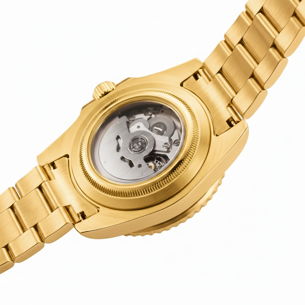 Pergor Montier Grey TWO Tone – automatic watch, stainless steel case and bracelet
