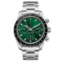 Pergor Torvex Irish Green Steel – automatic watch, stainless steel case and bracelet