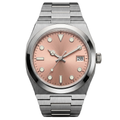 Pergor Tolaris Pink Steel – automatic watch, stainless steel case and bracelet