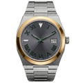Pergor Tolaris Padel TWO Tone – automatic watch, stainless steel case and bracelet