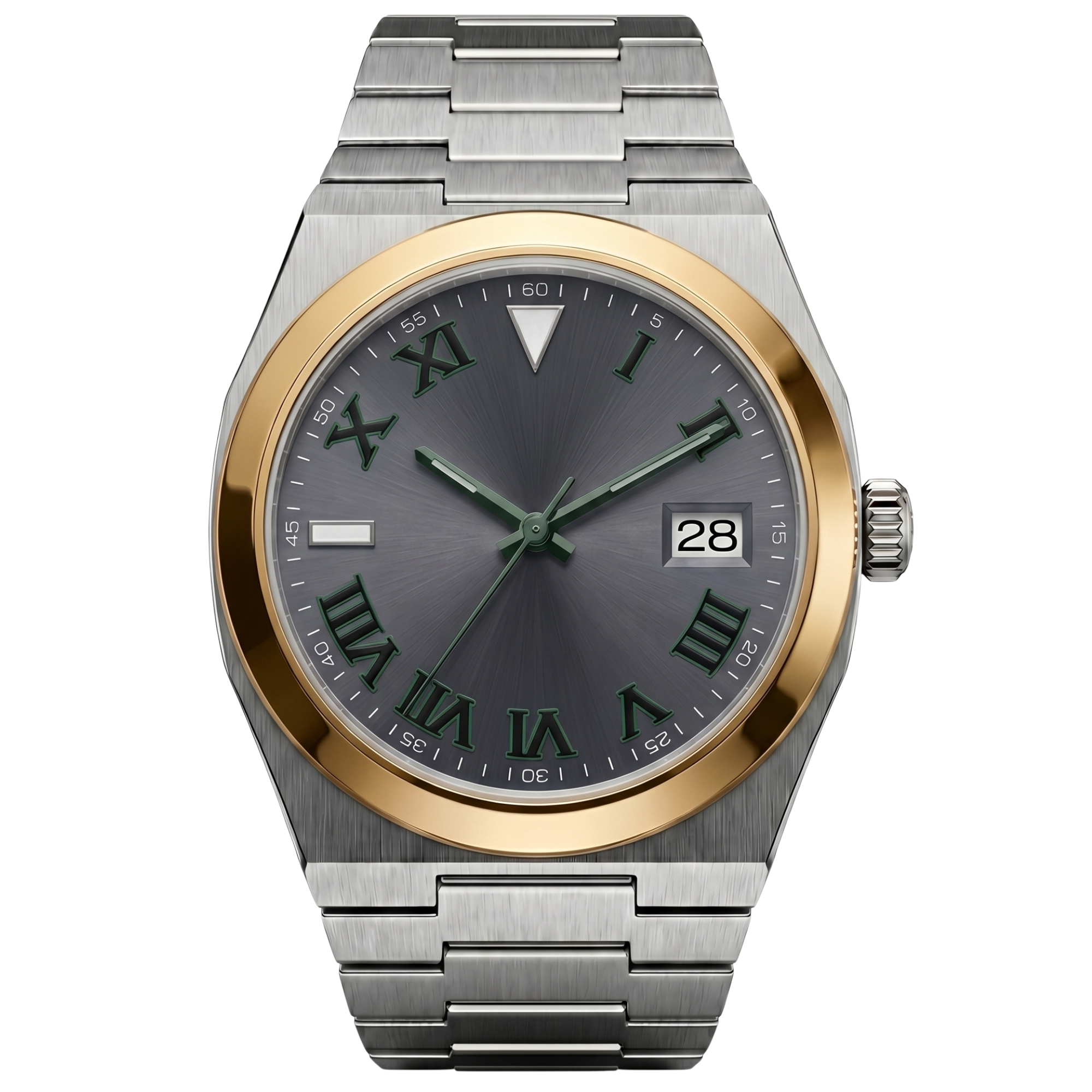 Pergor Tolaris Padel TWO Tone – automatic watch, stainless steel case and bracelet
