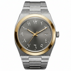 Pergor Tolaris Grey TWO Tone – automatic watch, stainless steel case and bracelet