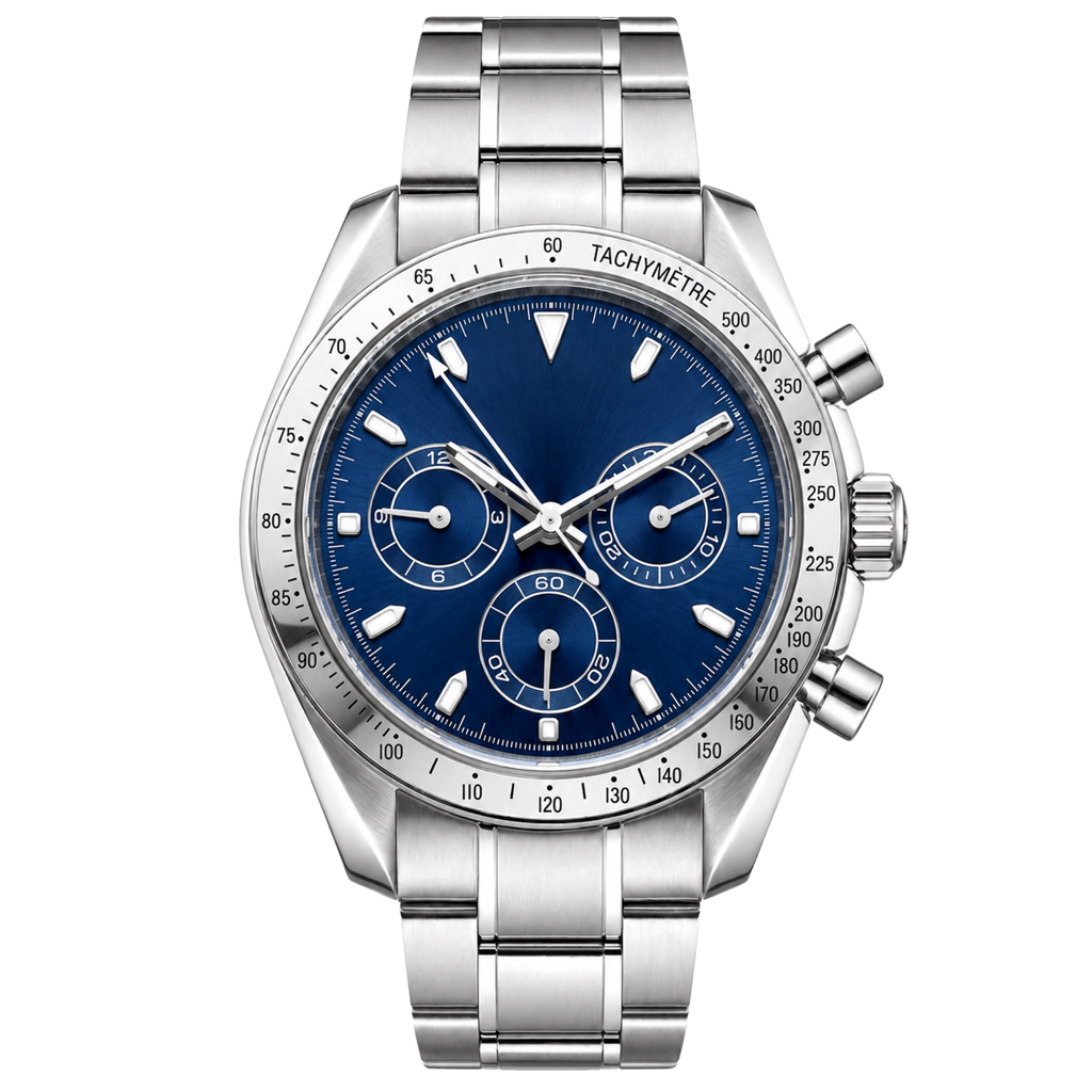 Pergor Torvex Ocean Steel – automatic watch, stainless steel case and bracelet