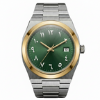 Pergor Tolaris Green TWO Tone – automatic watch, stainless steel case and bracelet