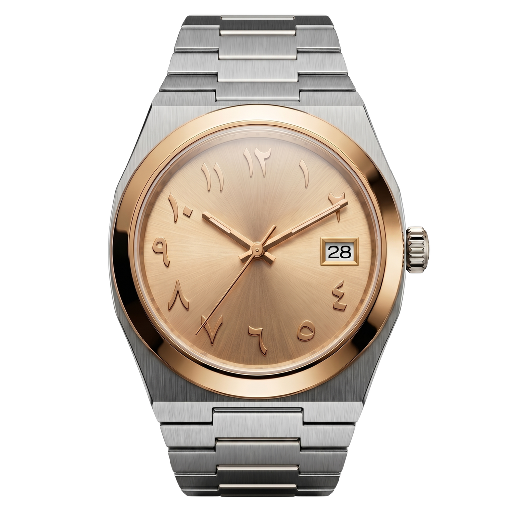 Pergor Tolaris Gold TWO Tone – automatic watch, stainless steel case and bracelet