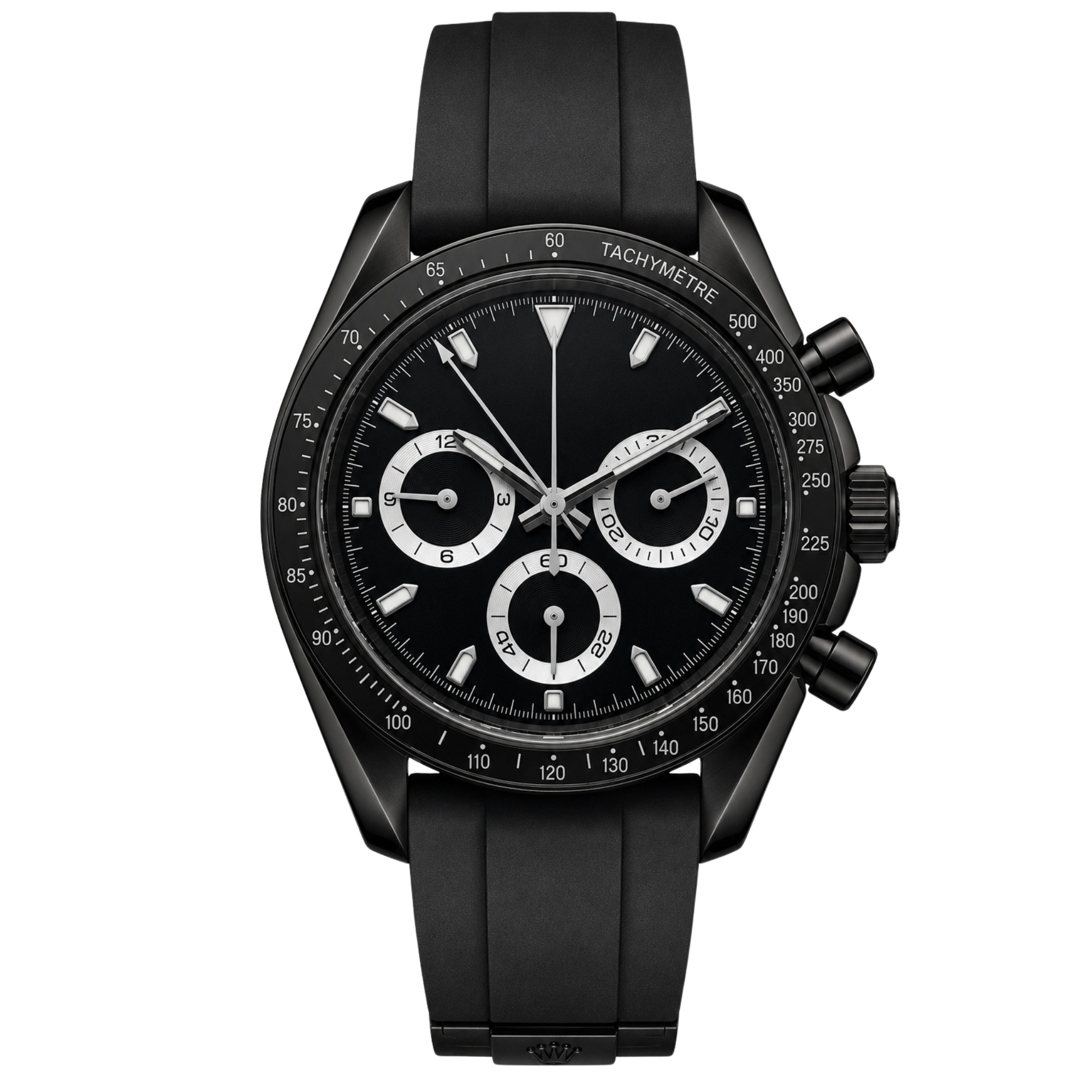 Pergor Torvex ALL Black – automatic watch, stainless steel case and bracelet