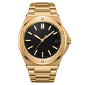 Pergor Valtor Black Gold – automatic watch, stainless steel case and bracelet