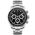Pergor Torvex Black Steel – automatic watch, stainless steel case and bracelet