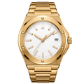 Pergor Valtor White Gold – automatic watch, stainless steel case and bracelet