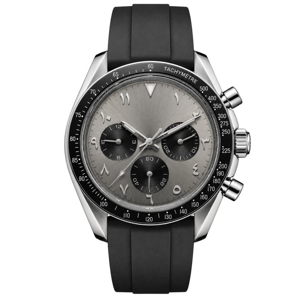 Pergor Torvex Grey Steel – automatic watch, stainless steel case and bracelet
