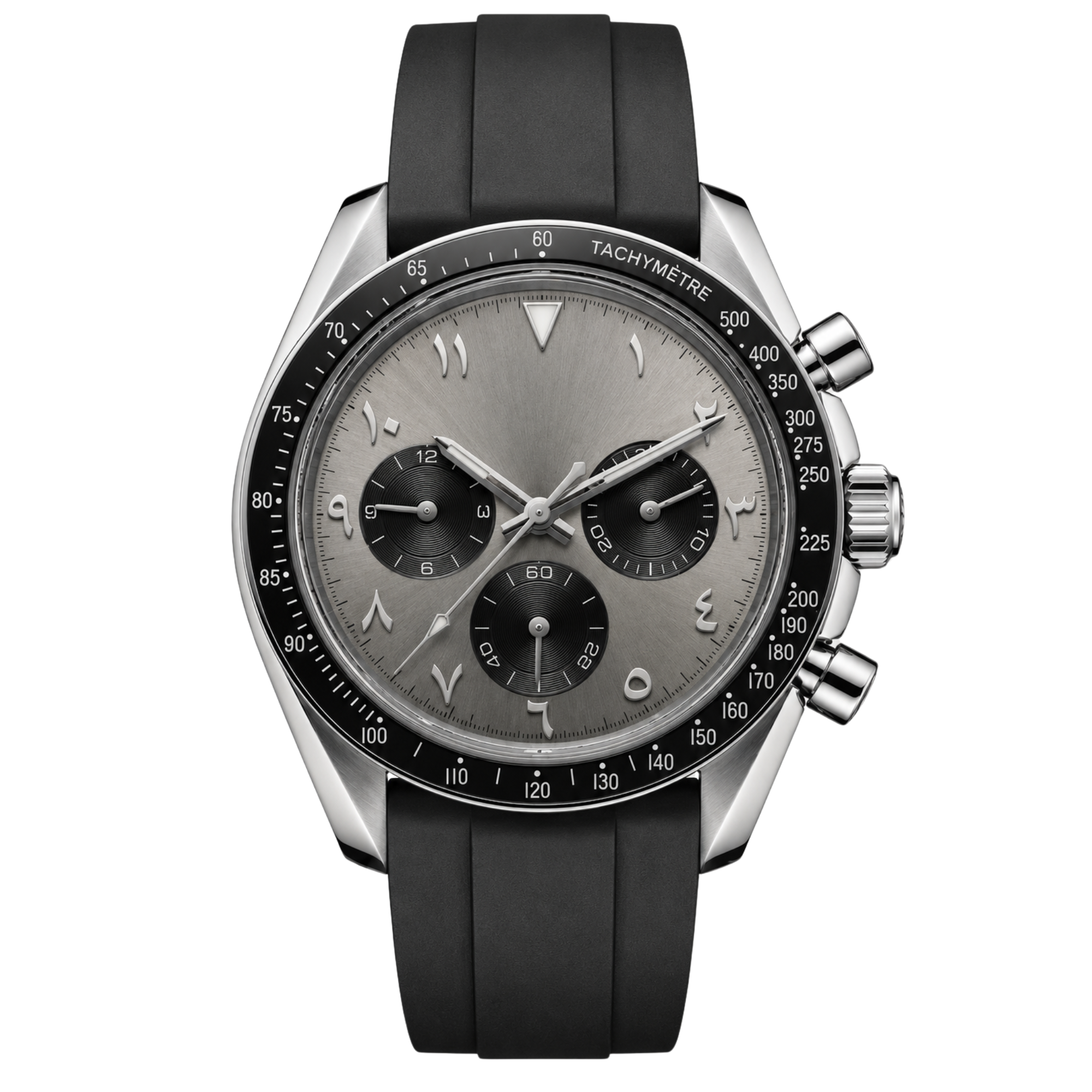 Pergor Torvex Grey Steel – automatic watch, stainless steel case and bracelet
