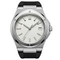 Pergor Valtor White Rubber – automatic watch, stainless steel case and bracelet