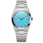 Pergor Artis POP Blue Steel – automatic watch, stainless steel case and bracelet