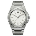 Pergor Valtor White Steel – automatic watch, stainless steel case and bracelet