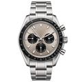 Pergor Torvex Champagne Steel – automatic watch, stainless steel case and bracelet