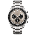Pergor Torvex Champagne Steel – automatic watch, stainless steel case and bracelet