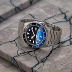 Pergor Montier Earth Steel – automatic watch, stainless steel case and bracelet