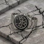 Pergor Torvex Black Steel – automatic watch, stainless steel case and bracelet