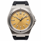 Pergor Valtor Yellow Rubber – automatic watch, stainless steel case and bracelet