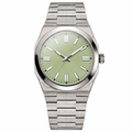Pergor Artis Lime Steel – automatic watch, stainless steel case and bracelet
