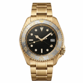 Pergor Navex Silver Gold – automatic watch, stainless steel case and bracelet
