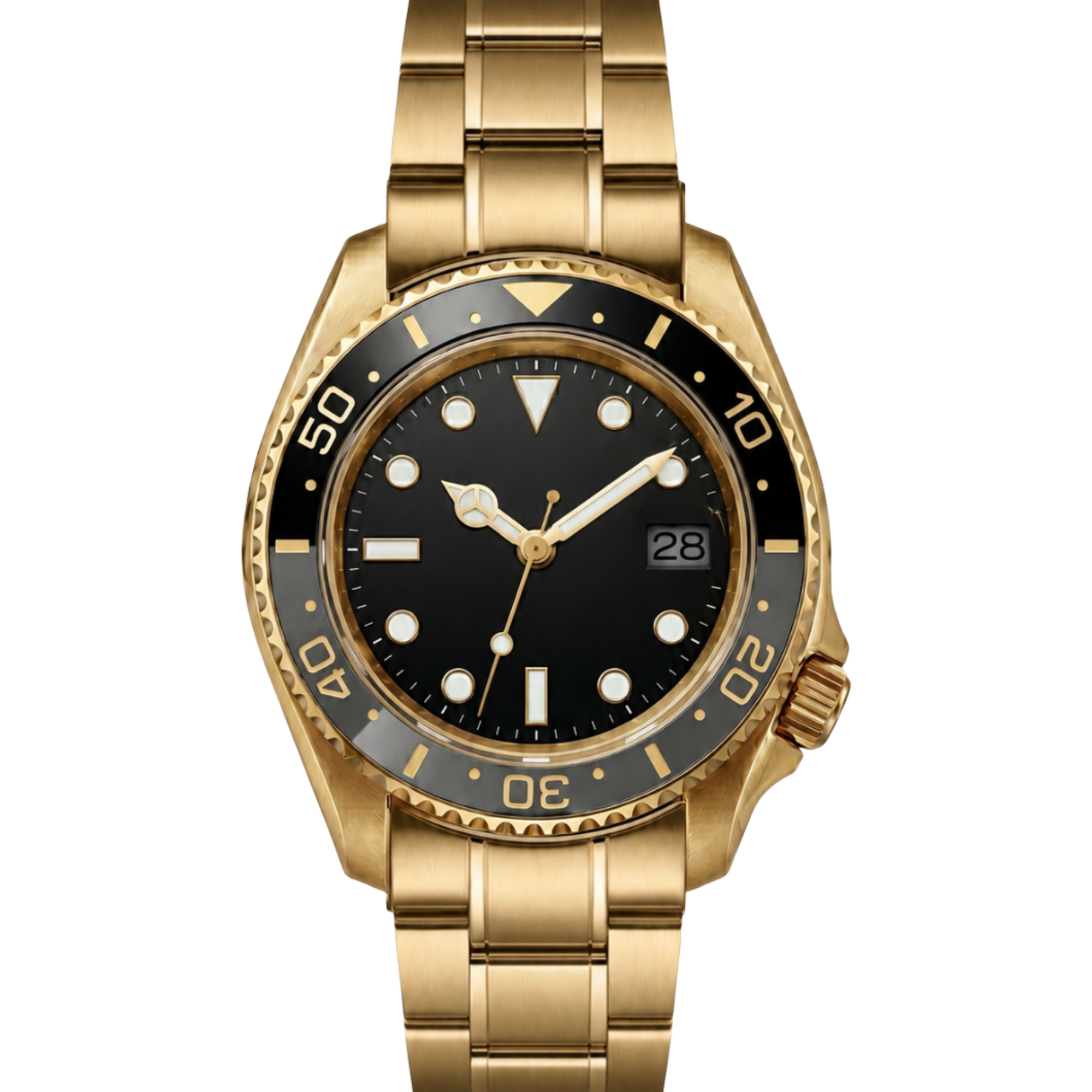 Pergor Montier Grey TWO Tone – automatic watch, stainless steel case and bracelet
