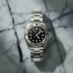 Pergor Navex Grey Steel – automatic watch, stainless steel case and bracelet