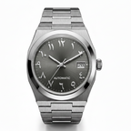 Pergor Tolaris Arabic Grey Silver – automatic watch, stainless steel case and bracelet