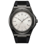 Pergor Valtor White Rubber – automatic watch, stainless steel case and bracelet