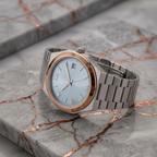 Pergor Tolaris Roman ICE TWO Tone – automatic watch, stainless steel case and bracelet