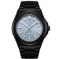 Pergor Valtor SKY Black – automatic watch, stainless steel case and bracelet
