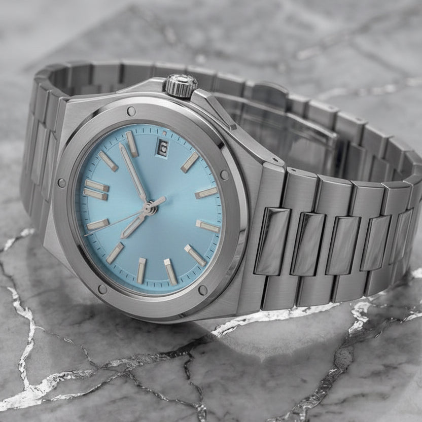 Pergor Valtor SKY Steel – automatic watch, stainless steel case and bracelet