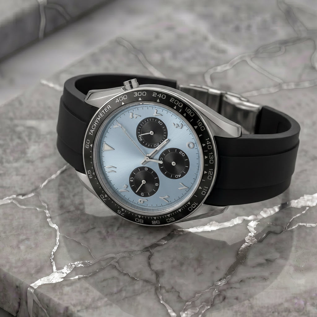 Pergor Torvex ICE Steel Rubber – automatic watch, stainless steel case and bracelet