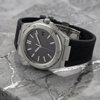 Pergor Valtor Grey Rubber – automatic watch, stainless steel case and bracelet
