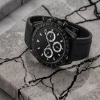 Pergor Torvex ALL Black – automatic watch, stainless steel case and bracelet