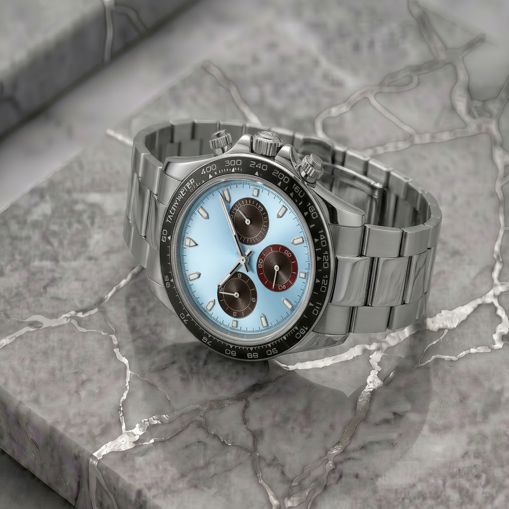 Pergor Torvex ICE Steel – automatic watch, stainless steel case and bracelet