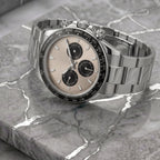 Pergor Torvex Champagne Steel – automatic watch, stainless steel case and bracelet