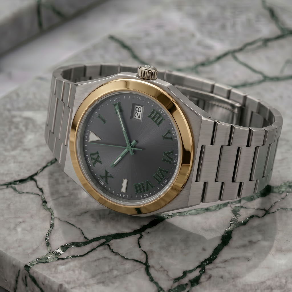 Pergor Tolaris Padel TWO Tone – automatic watch, stainless steel case and bracelet