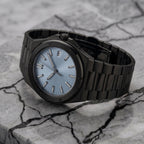 Pergor Valtor SKY Black – automatic watch, stainless steel case and bracelet