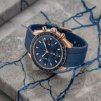 Pergor Torvex SEA Blue Rose Rubber – automatic watch, stainless steel case and bracelet